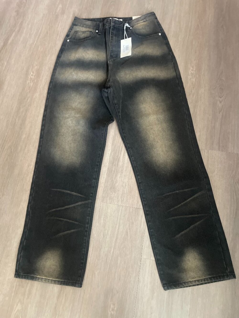 MNML Ultra Baggy Dried Denim Washed